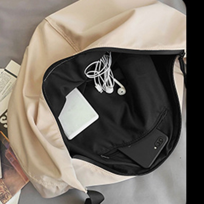 Túi Đeo Chéo Vai Unisex Bằng Nylon Chống Nước Có Dây Điều Chỉnh Được