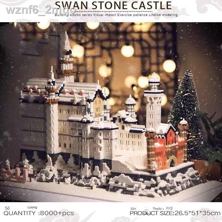 [Mới nhất ]Các khối xây dựng lâu đài của Swan Lake Disney tương thích với có độ khó cao dành cho người lớn bằng đồ chơi
