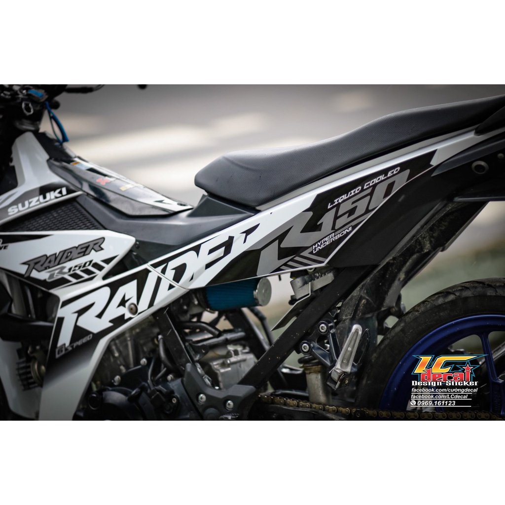 Tem rời Raider trăng đen mẫu mới , tem 3 lớp cao cấp