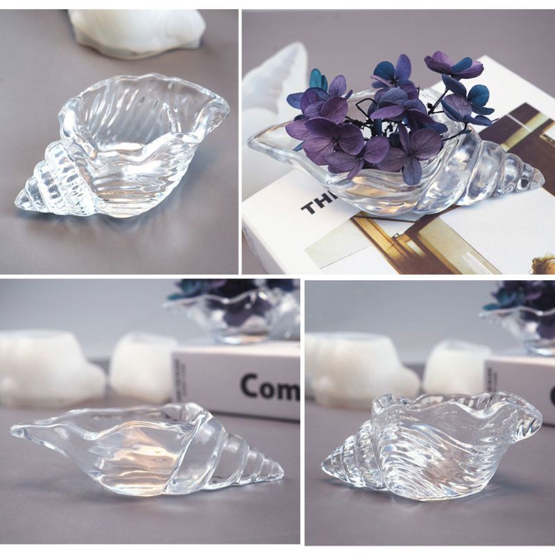 BEAUTY BLENDER Khuôn Silicone Làm Giá Đỡ Trứng Hình Vỏ Sò Xinh Xắn