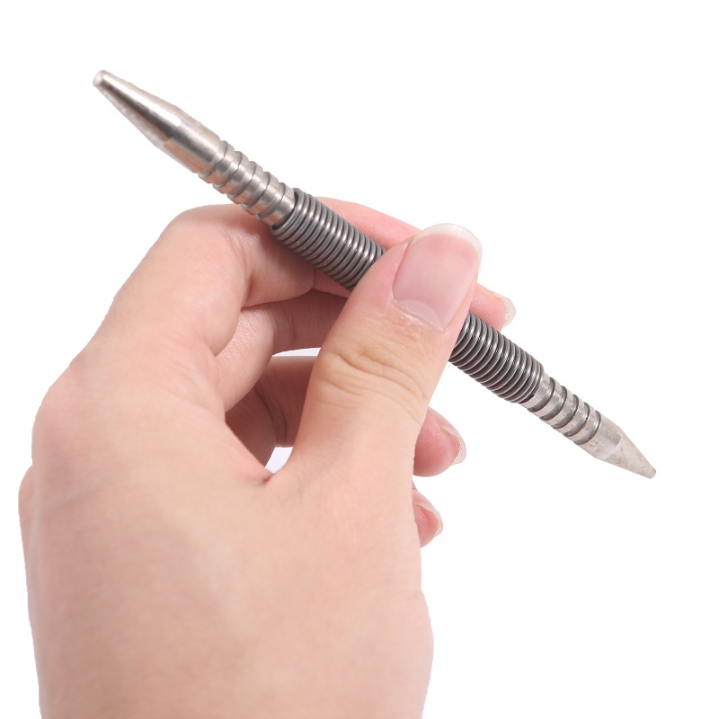 YXA Dual Head Nail Setter Hammerless 3/32″&amp; 1/8″ Spring Nail Set 5000 PSI Striking Force Counter Punch Tool Steel Made