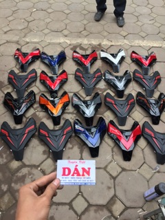 Mặt nạ siêu nhân xe air blade 2016-2019
