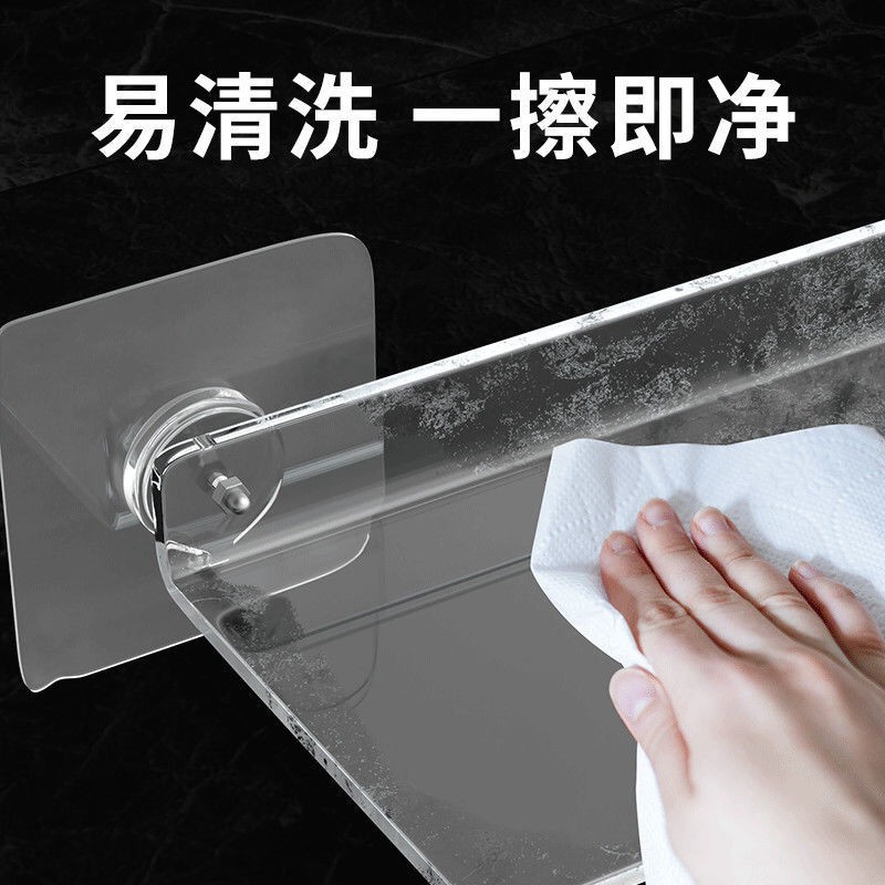 Kệ acrylic Vách ngăn treo tường bằng kính đục lỗ Laminate phòng tắm lưu trữ nhà bếp < | BigBuy360 - bigbuy360.vn