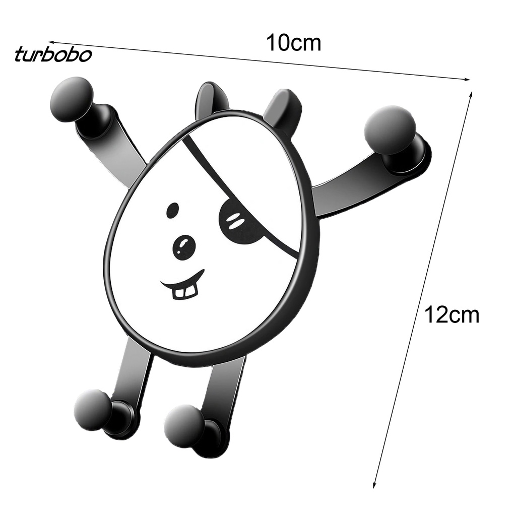 Giá đỡ điện thoại di động chống trượt gắn khe điều hòa xe hơi