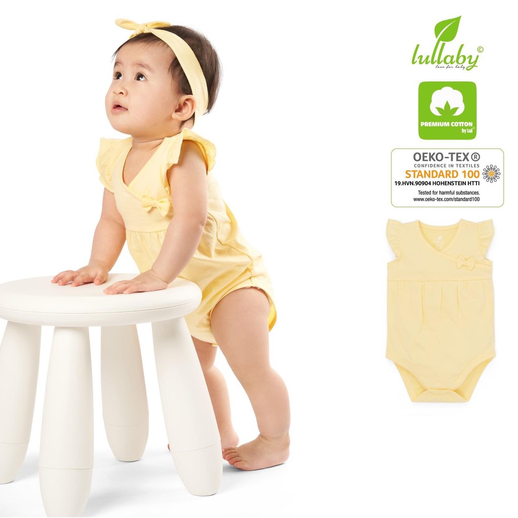 [LULLABY SALE] Set 2 Body Bé Gái 100% cotton cao cấp NH37B