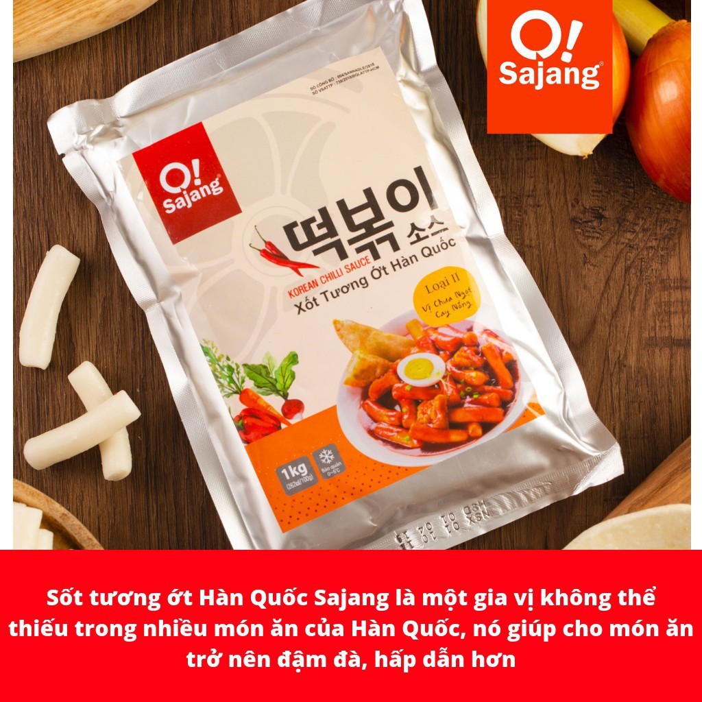 SỐT TOKBOKKI HÀN QUỐC LOẠI CAY NHIỀU Túi 1kg