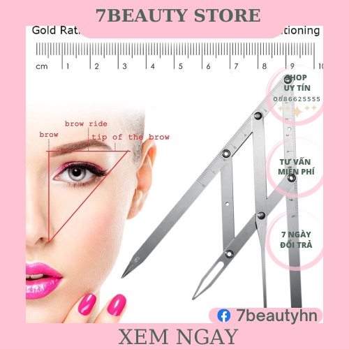 Thước Đo Tỷ Lệ Vàng, Định Hình Kẻ Khuôn, Điêu Khắc Chân Mày