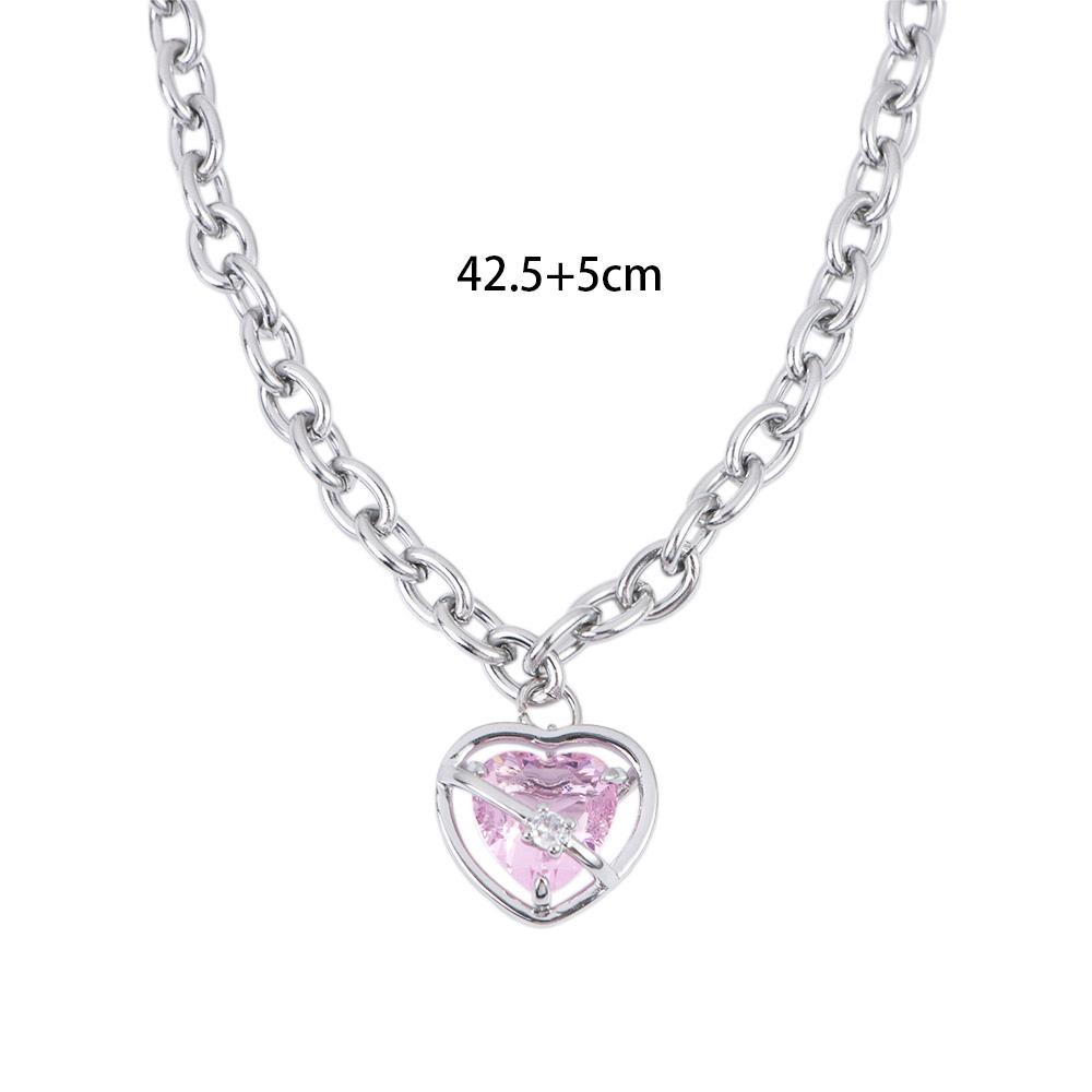 Linh Kiện Điện Tử WMES15H Love Chất Lượng|Vòng cổ Thép Không Gỉ Y2K Phong Cách Hip Hop Hàn Quốc Độc Đáo