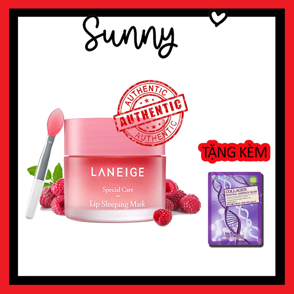 [FREESHIP - AUTH] Mặt nạ ngủ môi Lanegie 20g - Mặt nạ ngủ dưỡng môi Lanegie Hàn Quốc