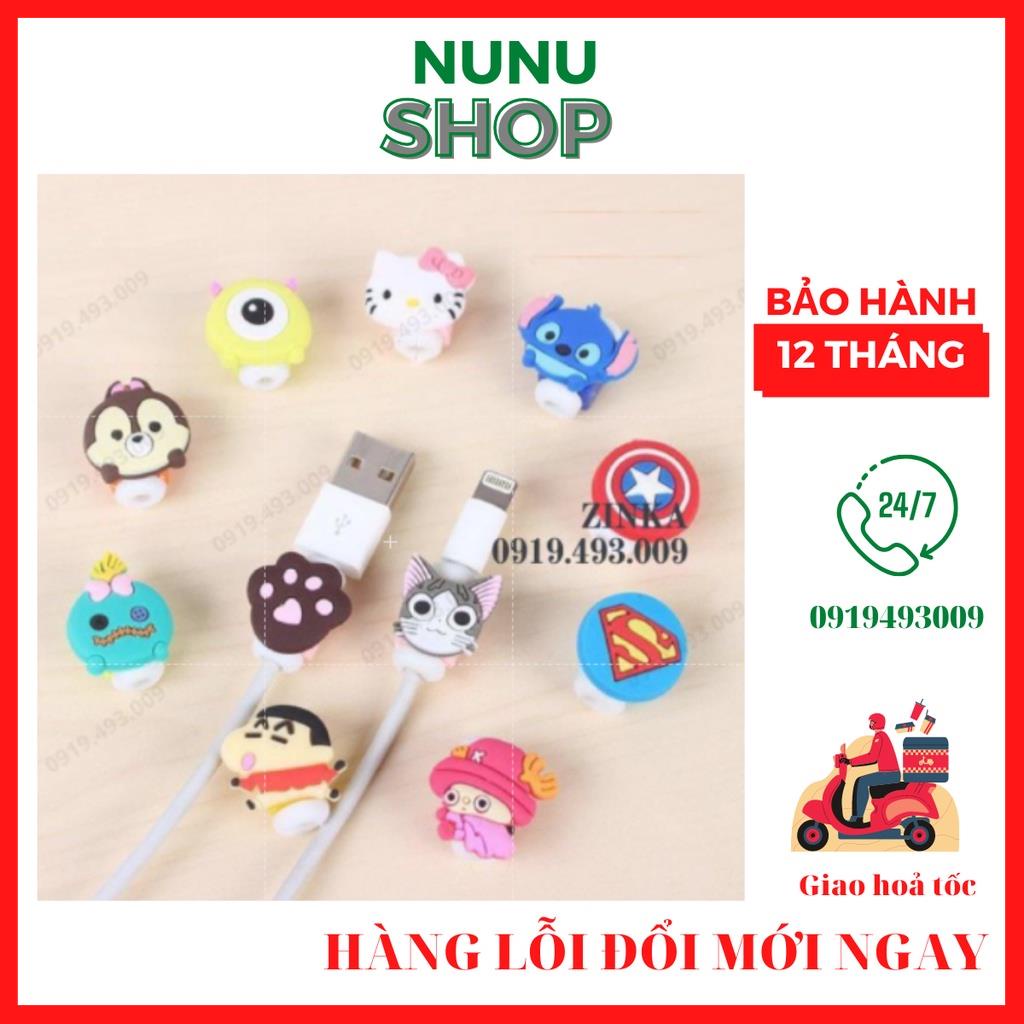 Nút Gắn Bảo Vệ Dây Tai Nghe, Cáp Sạc Hình Thú Cute