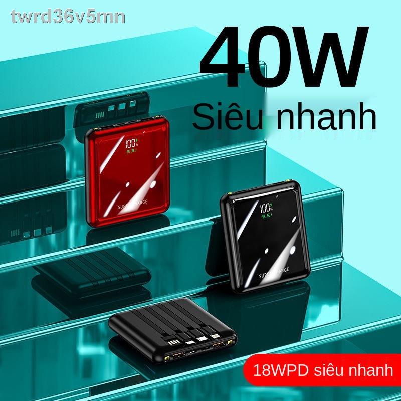 ◊ Bộ sạc siêu nhanh 40W Huawei Power Bank 20000 mAh kèm cáp mỏng Di động Apple Android UniversalDung lượng lớn Apple And