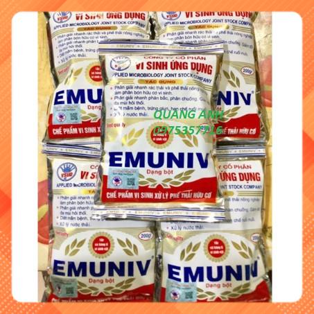 CHẾ PHẨM VI SINH XỬ LÝ PHẾ THẢI HỮU CƠ EMUNIV - 200gr