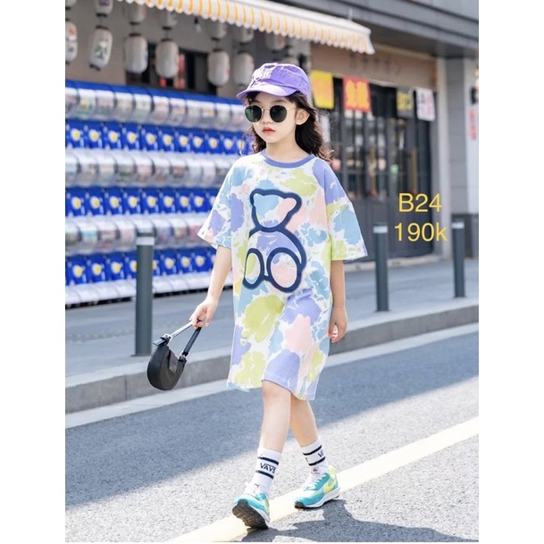 Đầm bé gái phong cách hàn 17-50kg