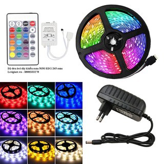 [Mã LIFE10K15 giảm 10K đơn 20K] LED dây dán phủ keo silicon đổi 7 màu V-L-D-RGB (RGB)+Nguồn+Khiển 2835