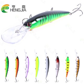 HENGJIA 1PCS Mồi Câu Hình Cá 3d 16.5cm / 21g Chất Lượng Cao
