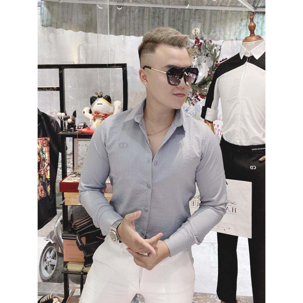 Áo Sơ Mi Nam Dài Tay Hàn Quốc Chất Đũi Siêu Mát MS-01 | BigBuy360 - bigbuy360.vn