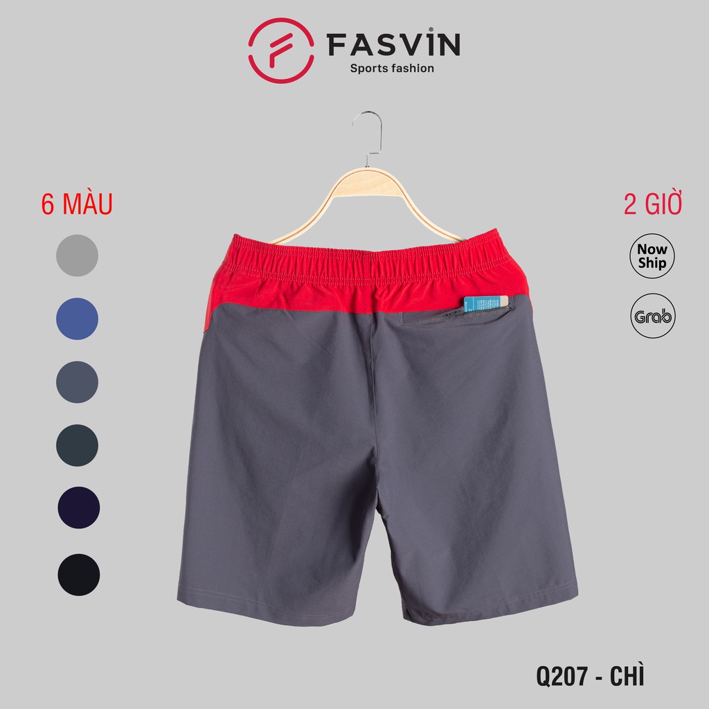 Quần Đùi Nam FASVIN Vải Gió Nhẹ Mát Hàng Nhà Máy Chất Lượng Cao Thể Thao Hay Mặc Nhà Q22508.HN | BigBuy360 - bigbuy360.vn