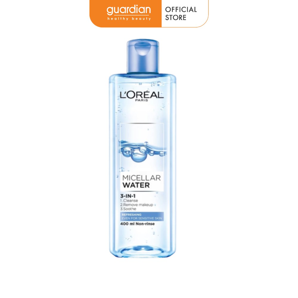 Nước Tẩy Trang L'Oreal 3 In 1 Micellar Làm Tươi Mát Da (400ml)