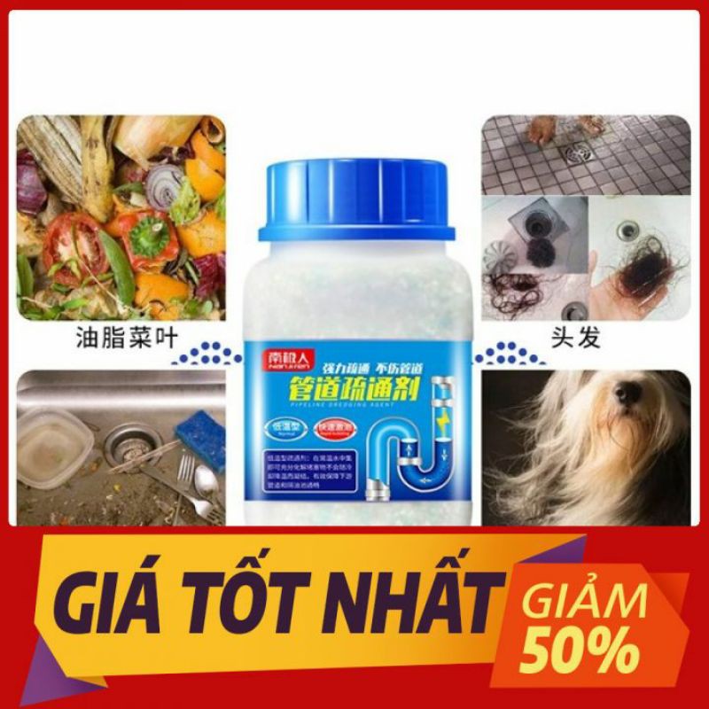 Bột Thông Cống Yuhao Chính Hãng Nhật Bản Không Độc Hại - Thông Tắc Bồn Cầu, Bồn Chén,.....