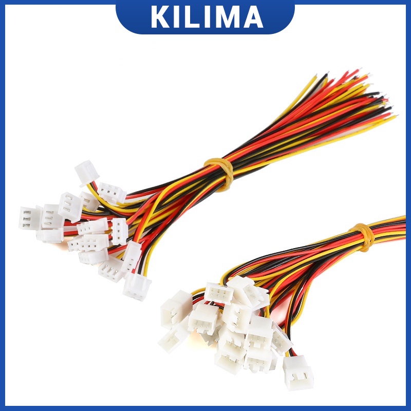 Set 10 Cặp Dây Cáp XH2.54 2 / 3 / 4 / 5 / 6 Pin Pitch 2.54mm 20cm 26AWG