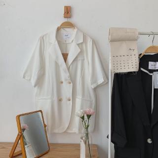 Áo vest cộc tay 2 túi bên 4 khuy