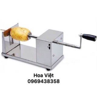 Máy cắt khoai lốc xoáy, xúc xích lốc xoáy tặng 2 dao