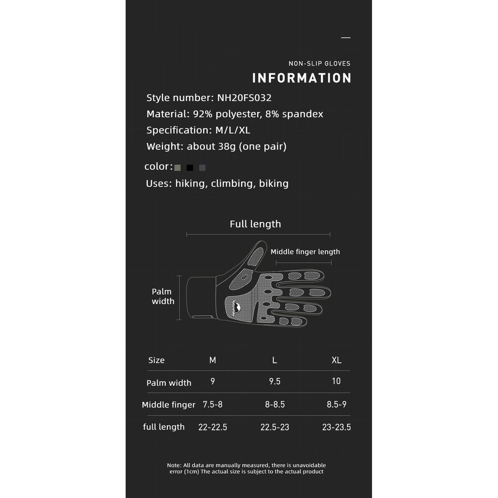 Găng Tay Chống Trượt Naturehike