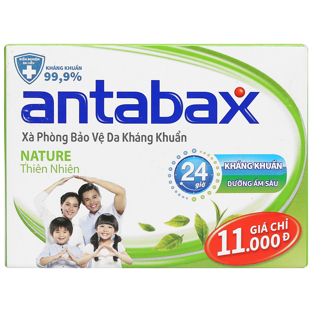 Xà phòng bảo vệ da kháng khuẩn Antabax Nature thiên nhiên 85g