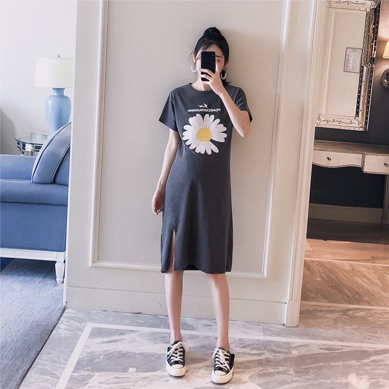 Váy Bầu Đầm Bầu Xinh Thun Hình A1821