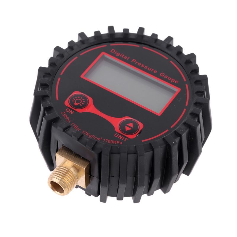 Máy Đo Áp Suất Lốp Xe Hơi / Xe Tải Kỹ Thuật Số Màn Hình LCD Hiển Thị Đèn Nền 25