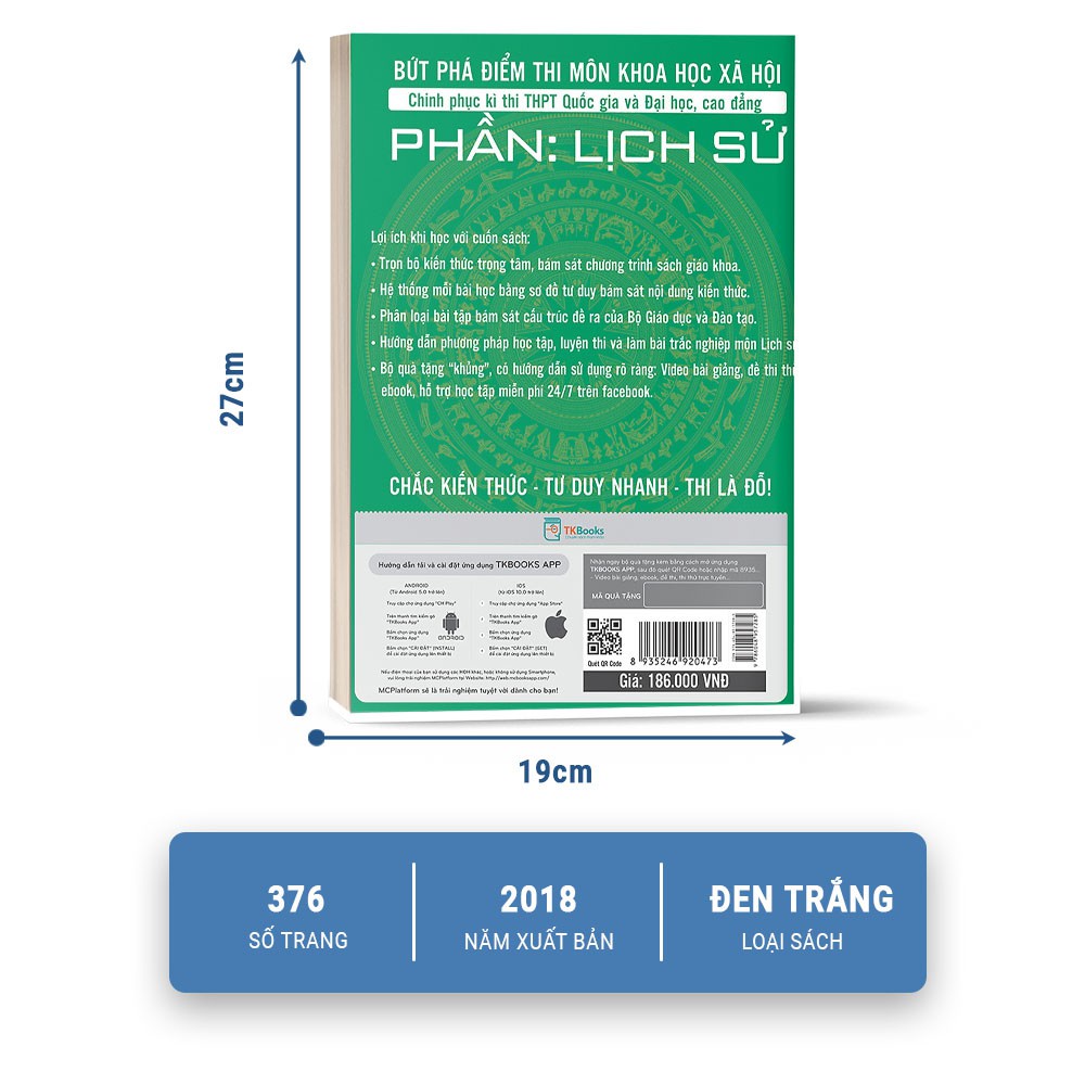 Sách - Bứt phá điểm thi môn Khoa học xã hội  - Phần: lịch sử  (chinh phục kì thi THPT và Đại học, Cao đẳng)