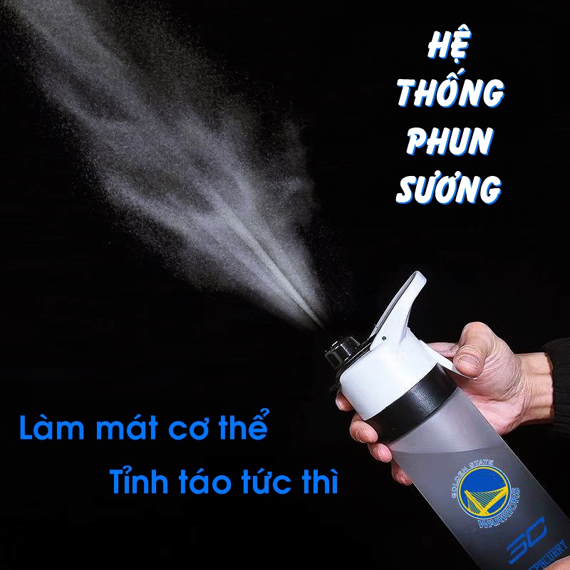 Bình Nước Phun Sương Bóng Rổ, Bình Giữ Nhiệt Nóng Lạnh Bóng Đá 1 2 Lít Giá Rẻ Đi Du Lịch Đạp Xe Tập GymTrẻ Em Đi Học
