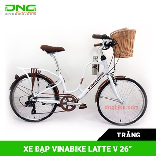 Xe đạp đường phố VINABIKE LATTE - V 24/26 giỏ mây