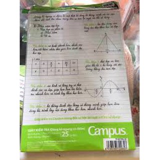 TÚI GIẤY KIỂM TRA CẤP 2 CAMPUS CÓ CHẤM CHUẨN