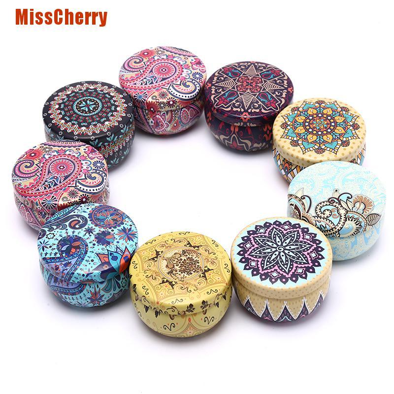 Hộp đựng trà / kẹo hoa cổ điển