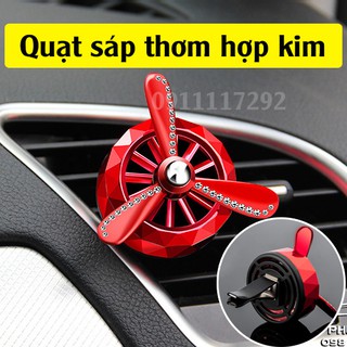 Quạt sáp thơm ô tô – Sáp thơm cánh quạt gắn cửa gió xe