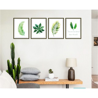 Decal trang tri 4 khung Cỏ sang trọng