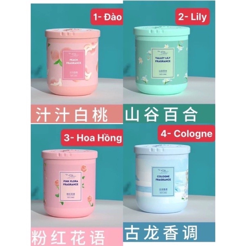 Sáp thơm phòng khử mùi ❤𝑭𝒓𝒆𝒆𝒔𝒉𝒊𝒑❤phòng ngủ nhà vệ sinh toilet ô tô với 4 mùi