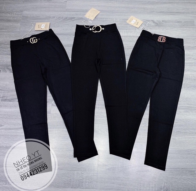 QUẦN TREGGING CẠP CAO ĐINH CHỮ SANG CHẢNH | BigBuy360 - bigbuy360.vn