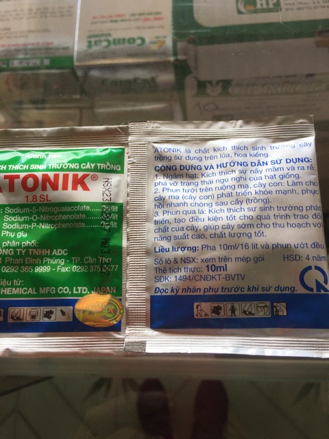 Phân bón kích thích sinh trưởng Atonik