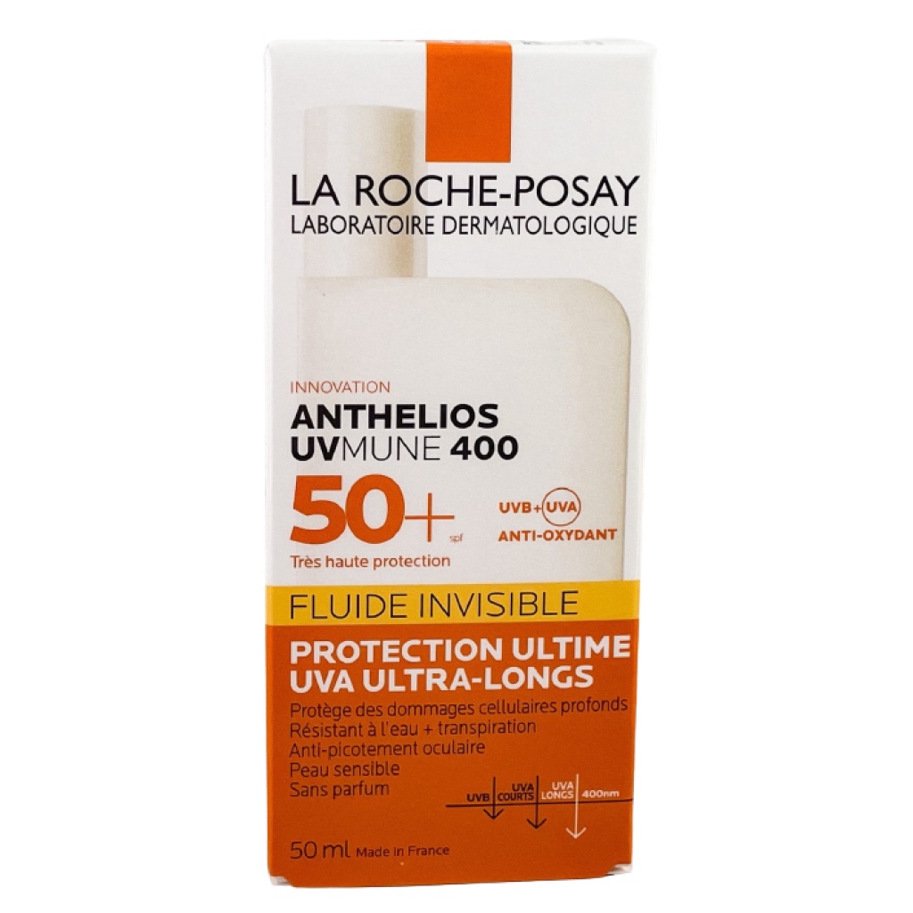 Kem Chống Nắng La Roche Posay Dành Cho Da Nhạy Cảm/ La Roche Posay Anthelios Invisible Fluid SPF 50+  50ml