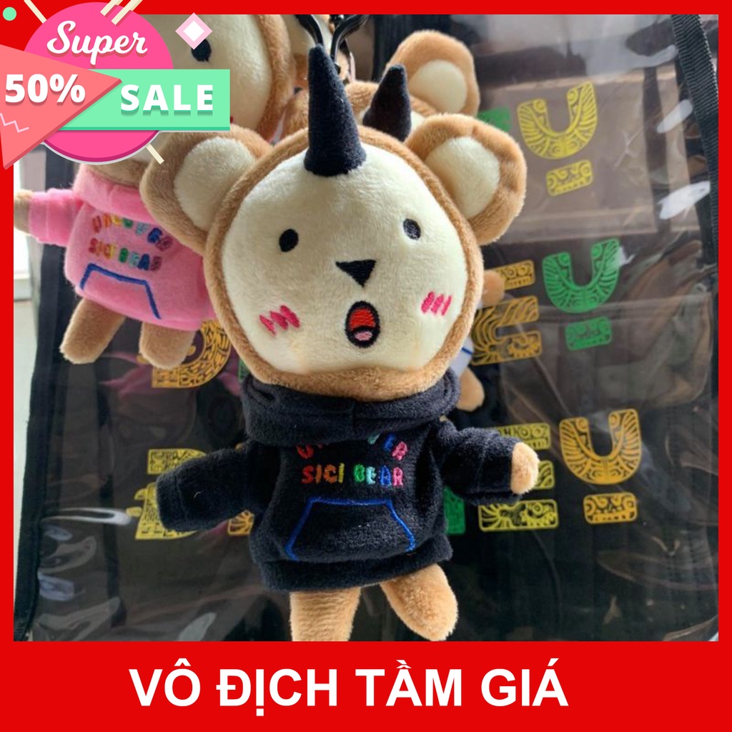 Móc khoá Gấu Bông Sici Uncover dễ thương
