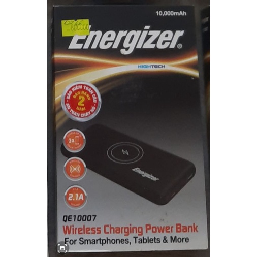 Sạc dự phòng Energizer QE10007BK