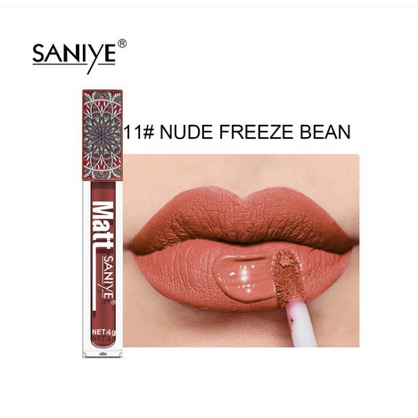 SANIYE (Hàng Mới Về) Son Kem L1181-11 Màu Tùy Chọn Nhanh Khô Không Thấm Nước Thời Trang | BigBuy360 - bigbuy360.vn