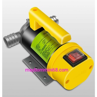 Máy bơm cánh gạt 24v-300w buồng bơm inox bơm dầu, bơm mật ong, hóa chất