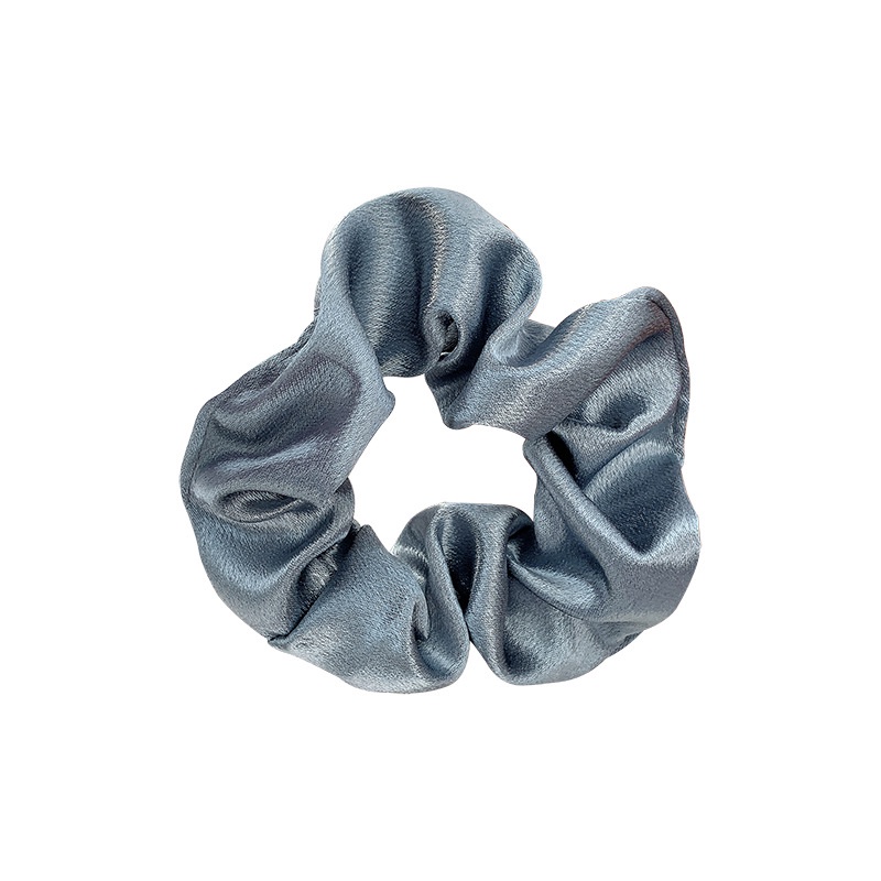 Dây Buộc Tóc Vải Satin Màu Trơn Đơn Giản Thời Trang