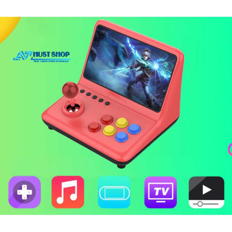 Máy Chơi Game Powkiddy A12 Màn Hình IPS 9inch Hỗ Trợ Hơn 11 Dòng Games