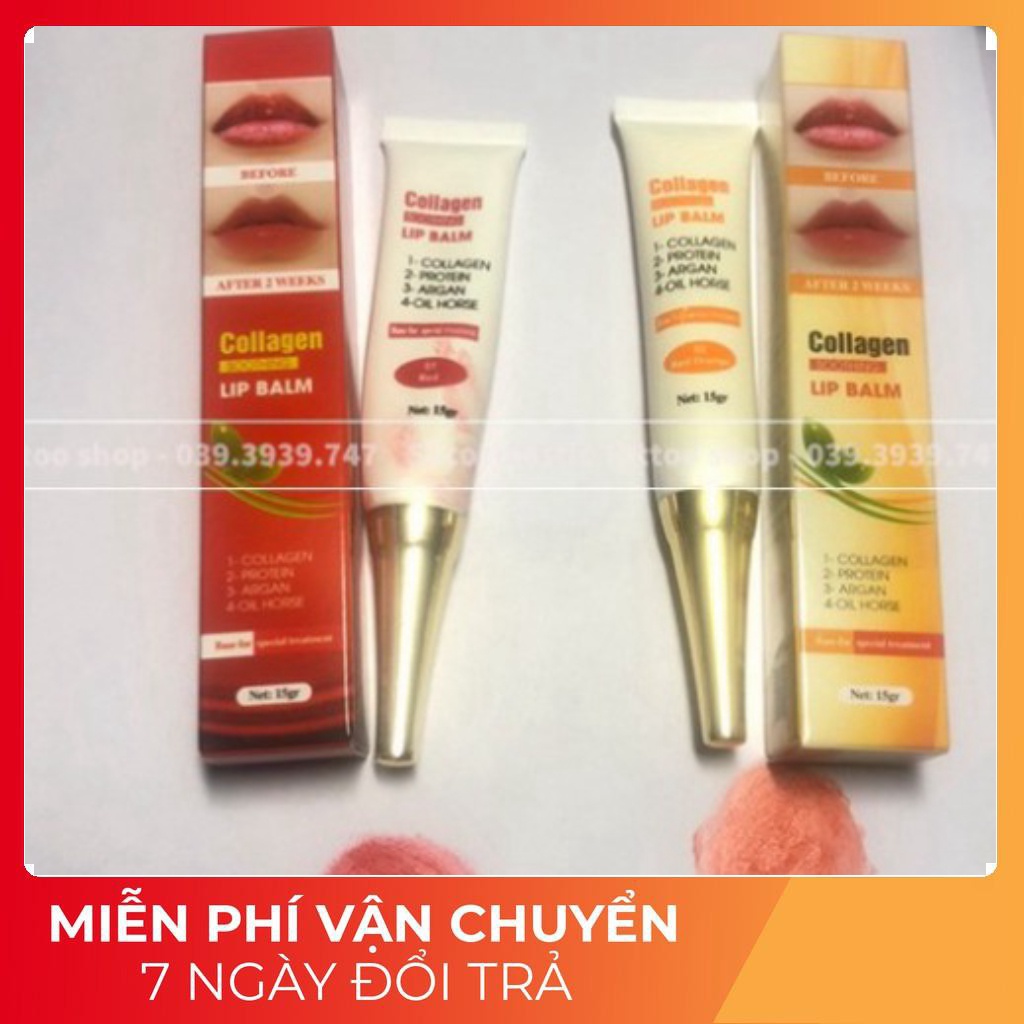 Hũ Sáp Ong-Dưỡng Môi Sau Xăm Tinh Dầu Gấc-Lip Balm