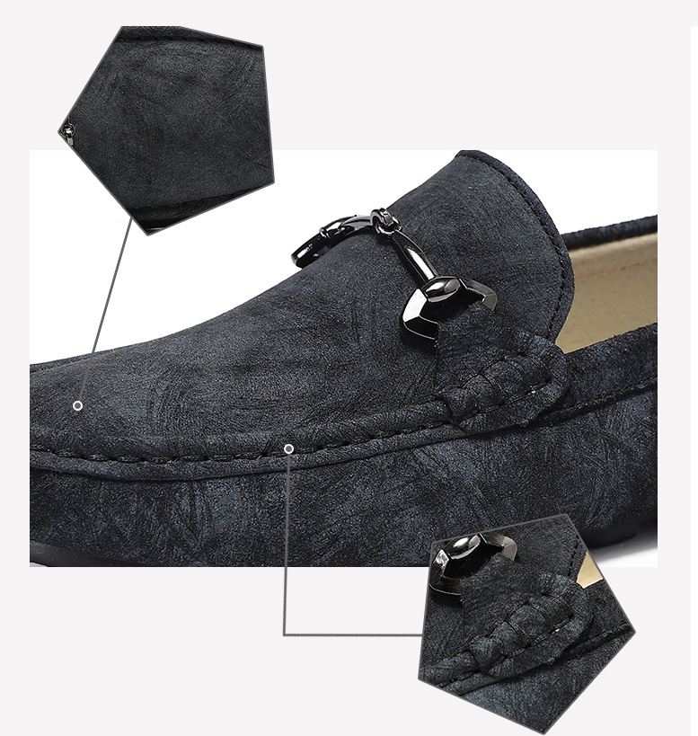 Giày lười bằng da phong cách thịnh hành cho nam