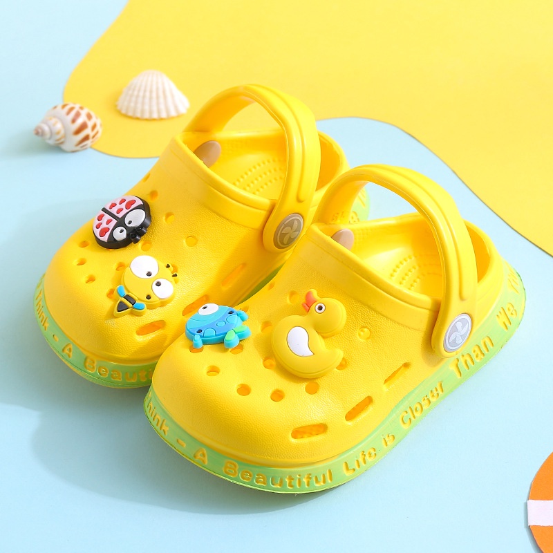 Giày Sandal Đế Mềm Chống Trượt Thời Trang Mùa Hè Dành Cho Bé Trai Gái 1-3 Tuổi